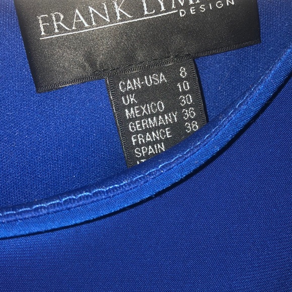 Frank Lyman royal blue dress - Picture 3 of 5